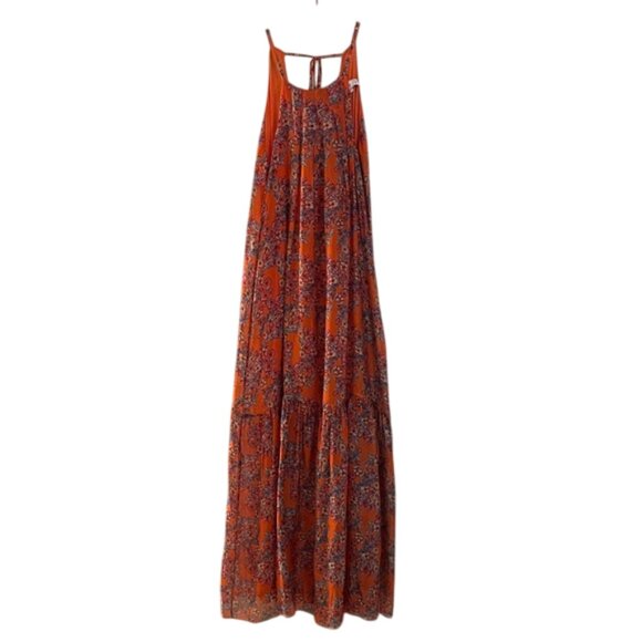 FRNCH Aneth Floral Silk Blend Sleeveless Maxi Dress Womens Size Small Boho - Picture 3 of 12